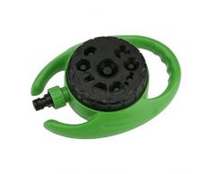 HOTEU Garten Rasen Zifferblatt Sprinkler Großflächige 360 ° Automatische rotierende Sprinkleranlage Sprinkleranlage mit 9 Sprühmodi