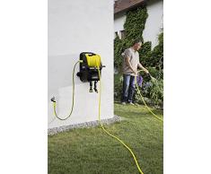 Kärcher Schlauchträger Premium HR 7.315 Kit 1/2 Zoll (Bewässerungsstation mit abnehmbarer Schlauchtrommel, Verstaubox, 15 m 1/2 Zoll PrimoFlex Schlauch, Wandhalterung)