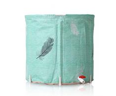 Badefass, Tub Badewanne Faltbarer Badewanne FüR Erwachsene Faltbare Wanne Bad-Fass Dicker Duscheimer Mit Badehocker Schwimmbad GroßEr Freistehender Eimer Tragbarer (Größe: 70 × 65 cm)(1)