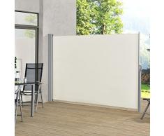 ArtLife Seitenmarkise Dubai 180 x 300 cm ausziehbar Blickdicht, Sichtschutz & Windschutz für Balkon & Terrasse, Seitenrollo mit Wandhalterung - beige