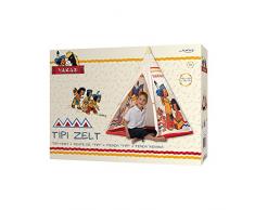 John 78607 - Yakari Tipi Zelt - Indianerzelt, Wigwam, Spielzelt, Kinderzelt, Spielhaus mit gedrucktem Motiv für Kinder