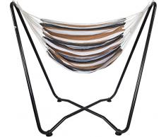 AMANKA Hängesessel mit Gestell bis 150 kg - 155cm Metall Hängestuhl Ständer - Kinder und Erwachsene