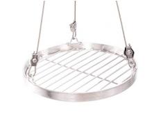 30 cm Grillrost Edelstahl für Schwenkgrill 3 Bein BBQ Grill Rost mit Seil 14 mm Stababstand