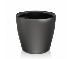 Lechuza 16063 CLASSICO Premium LS 35 Herausnehmbarer Pflanzeinsatz mit patentiertem Griffrahmen, Anthrazit Metallic, Hochwertiger Kunststoff, Inkl. Bewässerungssystem, Für Innenraumbegrünung