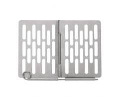 Godyluck Mini Edelstahl Klapp Grillkorb Tragbare BBQ Grill Korb Rost