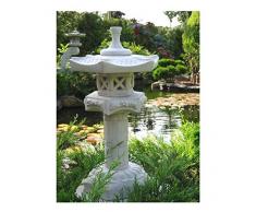 Yukimi auf Säule S japanische Steinlaterne