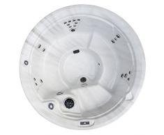 EO-SPA Whirlpool Aussenwhirlpool IN-101 Sterling Silver 208x208 grau