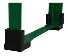 gartenmoebel-einkauf Bodenschoner Satz für Festzeltgarnitur, Kunststoff schwarz, 12-teilig