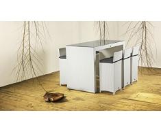 essella Polyrattan Bar-Set Bari in Weiß