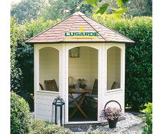 Lugarde Holzpavillon Andrea aus Fichtenholz NEU mit Pyramidendach