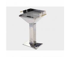 Trichtergrill Edelstahl Grillfläche ca. 48 x 46,5 cm