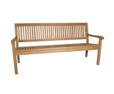KMH®, Teak 4-sitzer Gartenbank Lea 180 cm (#102148)
