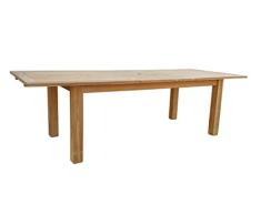 GRASEKAMP Qualität seit 1972 Teak Tisch 200/260x100 cm ausziehbar Esstisch Gartenmöbel Gartentisch Holztisch