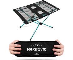 normani Ultraleichter Campingtisch Klapptisch Aluminium Multifunktionstisch 592g! Camping Zelten Wandern Reisen Picknick für Indoor-Outdoor tragbarer Gartentisch