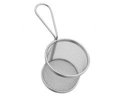 BESTONZON Edelstahl-Bratenkorb-Küchen-Maschen-Öl-Sieb, das Colander kocht