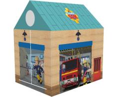 John 78203 - Feuerwehrhaus Sam - Spielzelt, Feuerwehrzelt, Kinderzelt, Spielhaus mit gedrucktem Motiv für Kinder