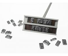 BBQ Brandeisen mit wechselbaren Buchstaben - der Fleischstempel für den Grill von Crazy Kitchen – Grillzubehör - Geschenkidee für Männer zum Vatertag - Brenneisen zum Grillen