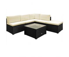LD Poly Rattan Lounge Sitzgruppe Gartengarnitur Gartenmöbel Sitzgarnitur