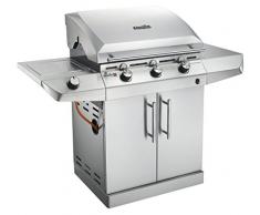 Char-Broil Performance Series T36G5 - 3 Brenner Gasgrill mit Seitenbrenner, Edelstahl.