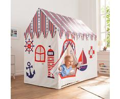Howa XXL Spielhaus Spielzelt Sailor incl. Bodenmatte Baumwolle 8507