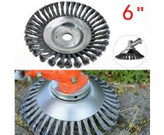 Skays 6/8 Rasiermesser Unkraut Trimmer Kopf Garten Trimmen Motorsense Zubehör Carbon Steel Freischneider Rasenmäher Für Gartenzubehör Weed Head RäDern Esser (6/150 x 150 x 60mm)