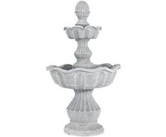 STILISTA® Gartenbrunnen Modell Athene Steinoptik 50 x 48 x 85 cm Springbrunnen inkl. Pumpe