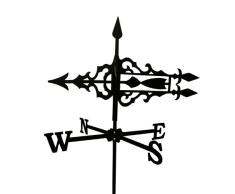 Svenska Wetterfahne Windfahne Windspiel Pfeil schwarz aus Stahl klein Höhe 68,5 cm
