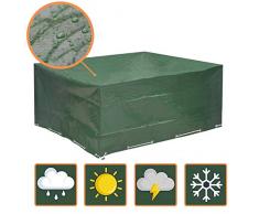 Glorytec Abdeckung für Gartenmöbel 200x160x70 - wasserdicht und witterungsbeständig - extra Dickes Material - Premium Abdeckplane - Gartenmöbel Abdeckung für Tisch und Stühle