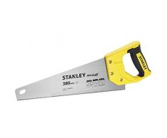 Stanley Handsäge Sharpcut (15/380 mm, Fuchsschwanz mit 11 Zähne/Inch für feines Arbeiten, doppelt geschliffene, induktionsgehärtete Verzahnung) STHT20369-1