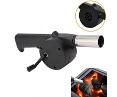 Moent Werkzeuge & Heimwerker Außengrill Handkurbel angetriebenes Gebläse Luftgebläse für Picknick-Grill Feuerlöschgerät Grillgebläse