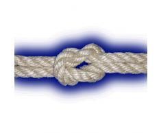 10mm Polyhanf gedreht 900daN Historic Tauwerk Tau 3-fach geschlagen 10m verrottungssicher Polyhanfseil Seil Polypropylen UV-beständig