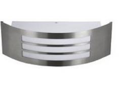 Außen Bereich Wand Leuchte Terrassen Park Lampe Strahler silber IP44 Rabalux 8410