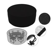 GUTSBOX Gartenmöbel Abdeckung, Wasserdichtes Gartentisch Abdeckung für Gartenmöbel Sitzgruppe, Atmungsaktives Schutzhülle Gartenmöbel für Sitzgarnituren, Gartentische und Möbelsets 163x84cm