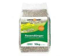 Langzeitwirkung mit versando Rasendünger/Frühlingsdünger 10 Kg für ca. 300m² sattgrünen Rasen, ganzjährig - ohne Moos und Unkraut, NPK-Dünger