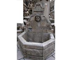 Casa Padrino Antik Stil Stein Garten Brunnen H100cm - Steinbrunnen Barock Jugendstil Garten Dekoration
