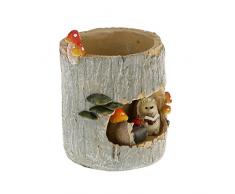 OULII niedlich Hedgehog Fetthenne Blume Sukkulenten Pot Blumentopf Bonsai durch Feld Pflanze Bed Büro Haus Garten Pot Dekoration