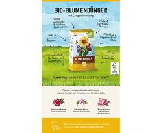 Plantura Bio Blumendünger mit 3 Monaten Langzeitwirkung für den Garten & Balkon-Pflanzen, für eine prächtige Blüte, gut für den Boden, unbedenklich für Haus- & Gartentiere, 1,5 kg