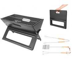 Kaminer Picknickgrill Grill Klappgrill Holzkohlegrill klein Faltgrill 9791