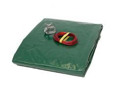 POOL Total Pool Abdeckplane 180g/m² für Rundbecken grün/schwarz für Ø 5,50 m Rundpool | Exclusive Qualität