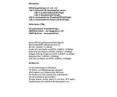 Karnivoren-Dünger für fleischfressende Pflanzen Carnivoren Flüssigdünger Nepenthes, Drosera, Dionaea NPK HIGHTECH