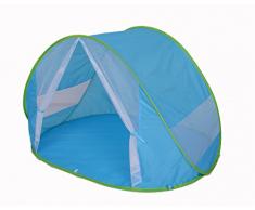 Strandmuschel Strand Sonnen Zelt Baby UND Kinder, 100% OPTIMALER UV Schutz UPF mit Mückennetz, Pop Up Wurf strandzelt, Beach, babyzelt, Camping