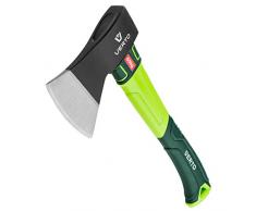 Verto Profi Axt 600g Fiberglasstiel Universalaxt Holzaxt Spaltbeil Spaltaxt Handbeil Forstbeil Minibeil grün