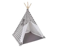 Bandits and Angels - Tipi Spielzelt inkl Zeltboden, Baumwolltuch (Grey)