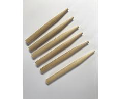 6 Stück Heuharkenzinken L x Ø: 13 x 1,1 cm Zinken für Heuharken ( Zinke, Zinken,Heuharkenzinken, Heuharkenzinke für Heuharke ) Rechen Garten Beet Heu