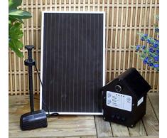 Poweraccu Solar-Springbrunnenpumpe mit Beleuchtung und Memory-Funktion !!!