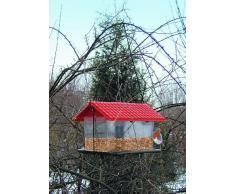 Unbekannt Vogelfutterhaus Kunststoff zum Hängen oder Pfahlmontage