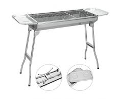 Sunjas Holzkohlegrill Grillwagen Holzkohle Grill Standgrill Barbecue Kohlegrill NEU BBQ