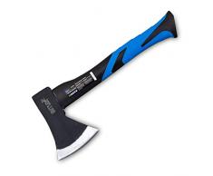 BITUXX Spaltaxt Spaltbeil Axt Beil Spalthammer Spaltkeil Fiberglas Forst Set - Die Perfekten Werkzeuge für Garten und Wald (Beil 600g)