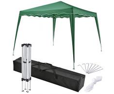 ArtLife Faltpavillon Vivara 3x3 m inkl. Tasche wasserabweisend höhenverstellbar faltbar grün Pop-up Pavillon Gartenzelt Partyzelt