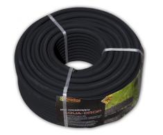 Bradas WAD1/2100 Tropfschlauch Aqua-Drop 1/2 Zoll, 100 m Perlschlauch/Gartenschlauch, Schwarz, 30x30x25 cm